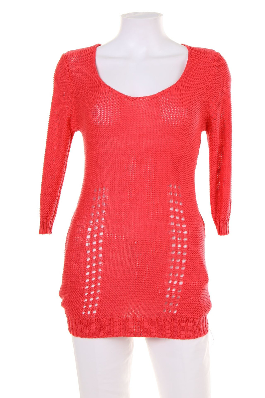 NiCOLE - 3/4-Sleeve Pullover with Deep Back Cutout - XS