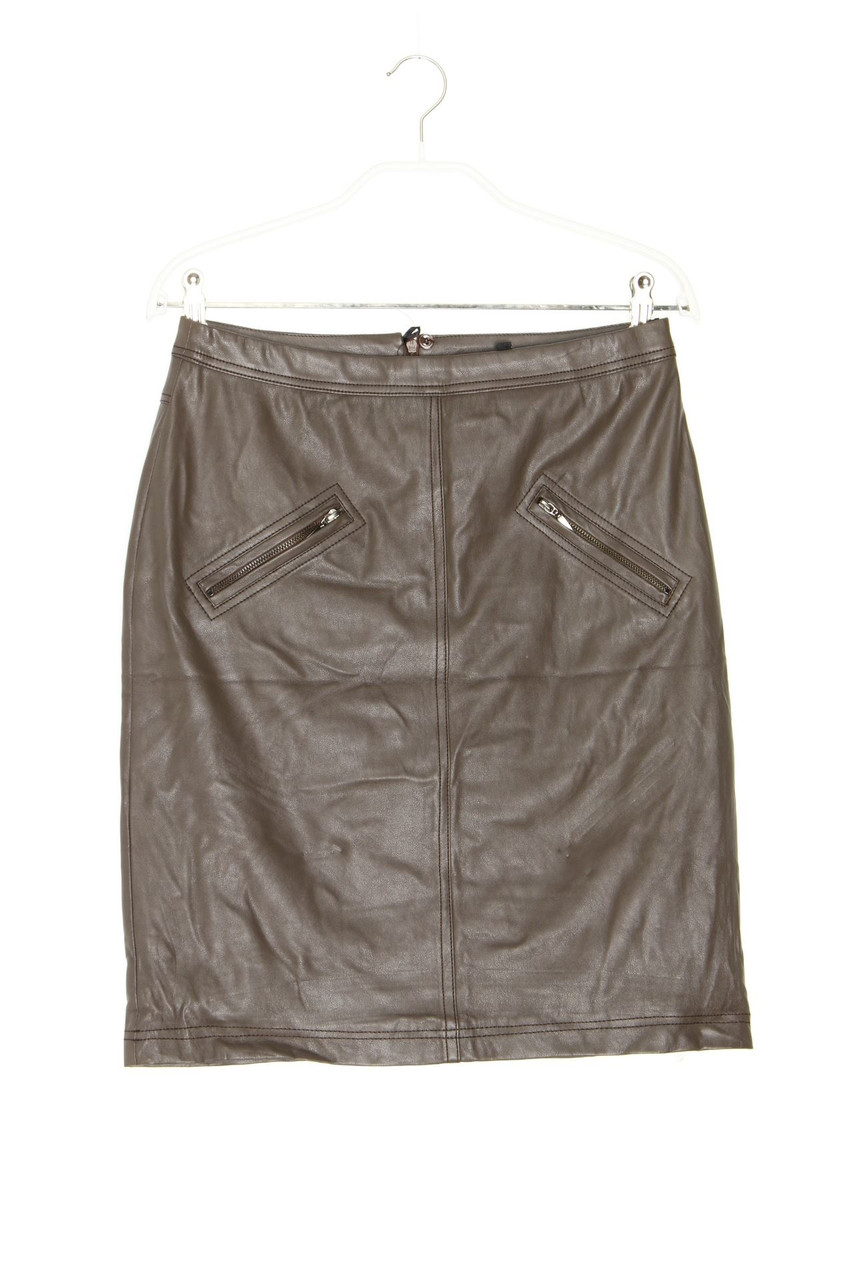 SA.HARA - Faux Leather-Skirt - D 34