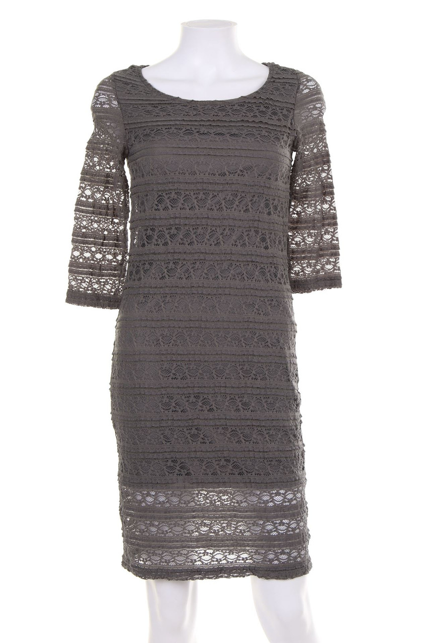 No Label - Lace Dress with 3/4-Sleeves - D 32-34
