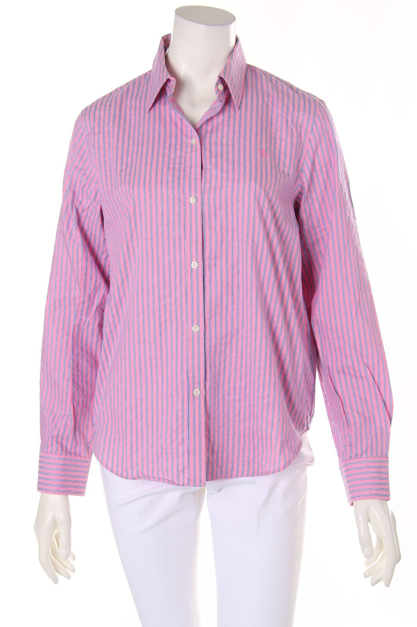 LAUREN RALPH LAUREN - Bluse mit Streifen mit Logo-Stickerei - M