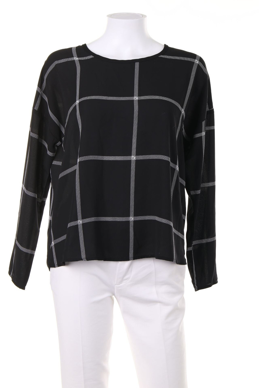 BROADWAY NYC FASHION - Oversize-Blouse with Overcut Shoulder - S