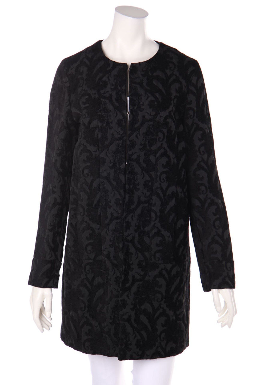 LA FÉE MARABOUTÉE - Coat with floral print with Velvet - D 42