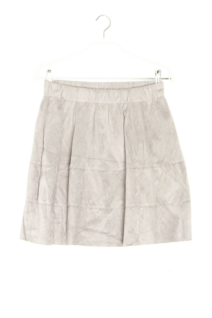 Noisy May - Faux Leather-Rock mit Gummizug - M