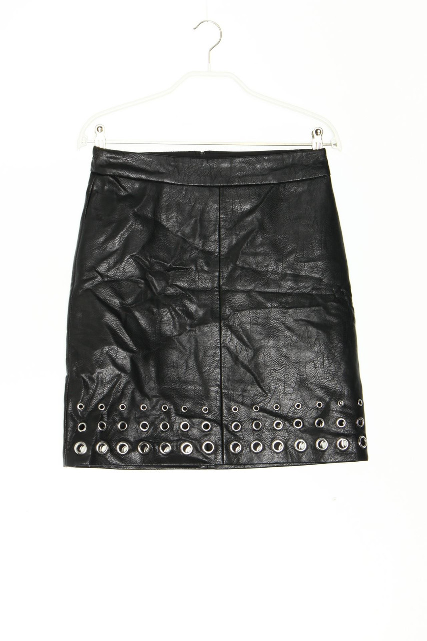 orsay - Faux Leather-Rock mit Cut-outs - D 34