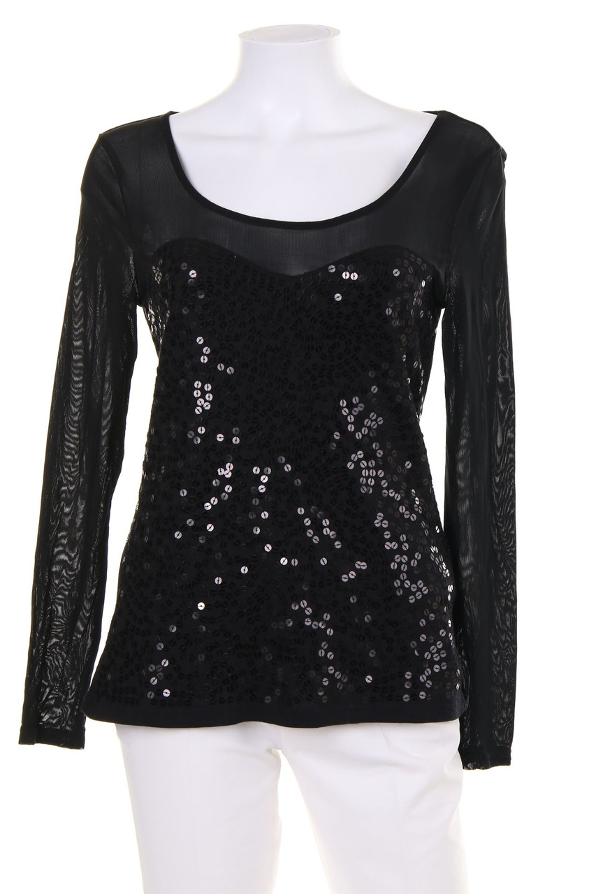 GRAIN DE MALICE - Longsleeve-Shirt mit Pailletten - M