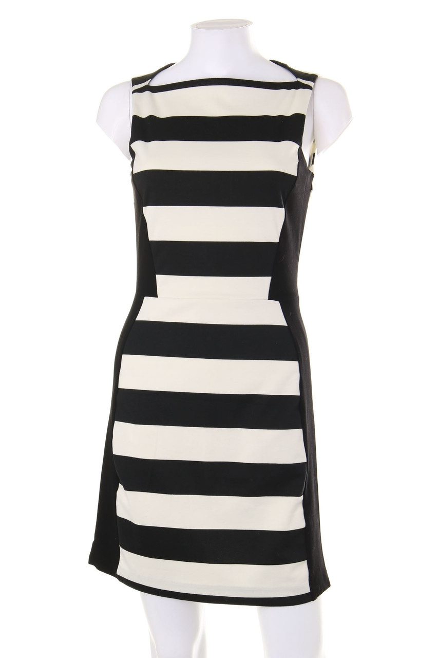 MANGO SUIT - Etui-Kleid mit Streifen - S