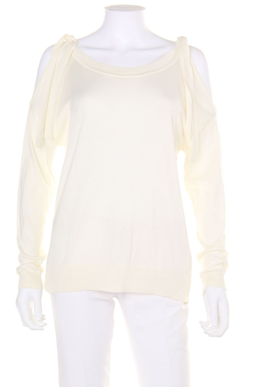 Massimo Dutti - Strick-Pullover mit Cut-outs - L
