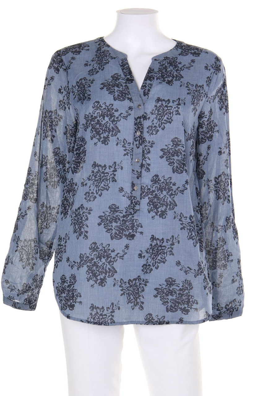 soyaconcept - Tunika-Bluse mit Blumen-Print - M
