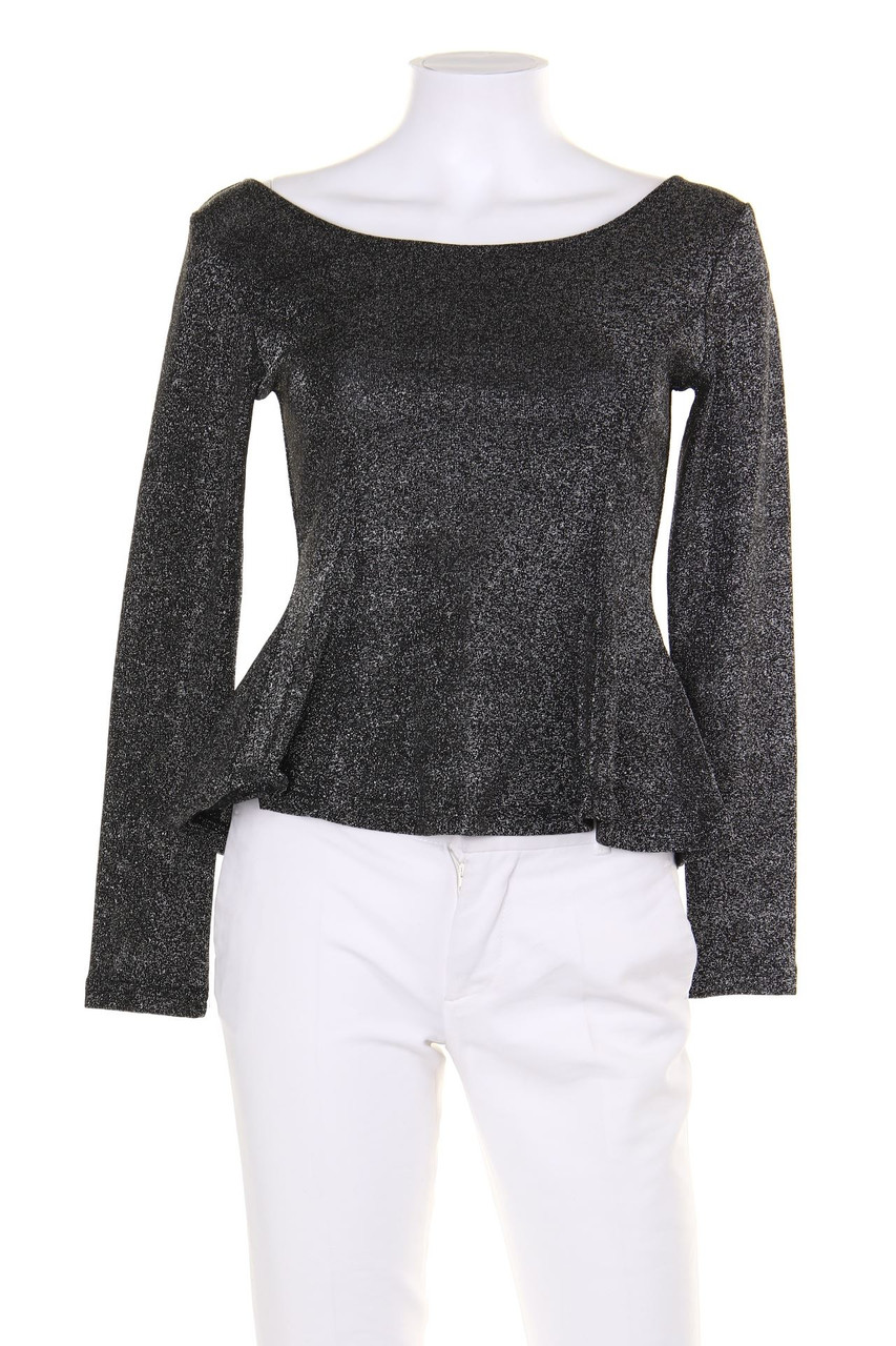 H&M DIVIDED - Glitzer-Longsleeve-Shirt - S