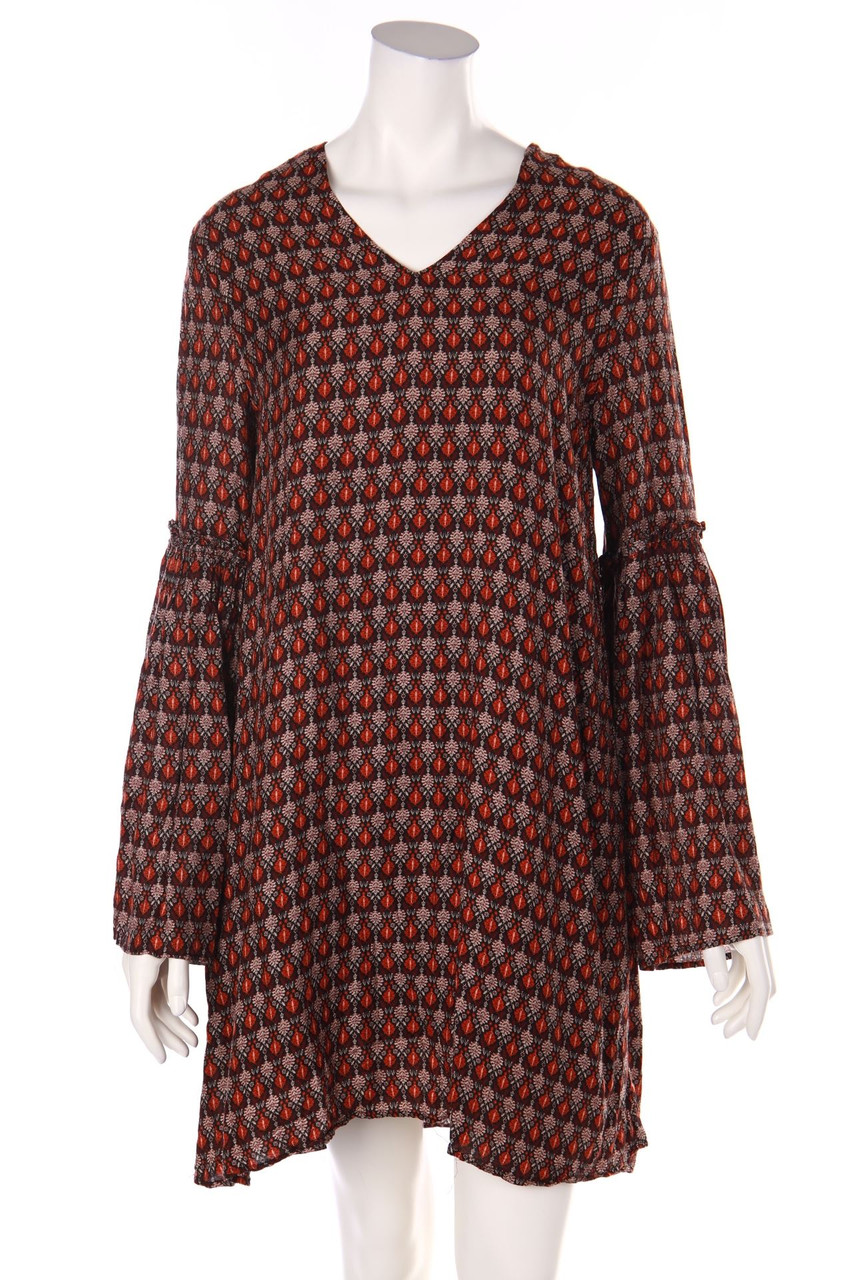 rich & royal - dress with Silk with Print - D 40