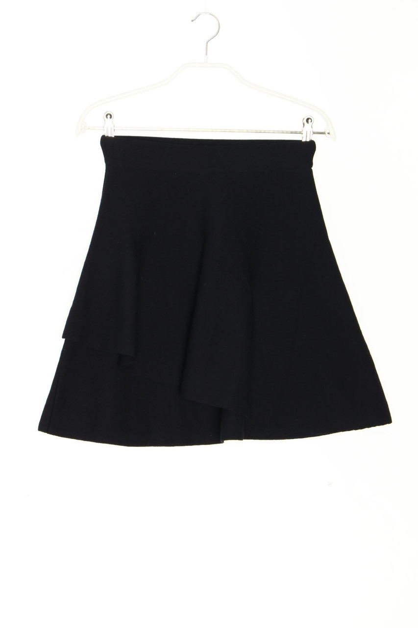 ZARA - Volants-Knitted Mini Skirt, Layer Look - XS
