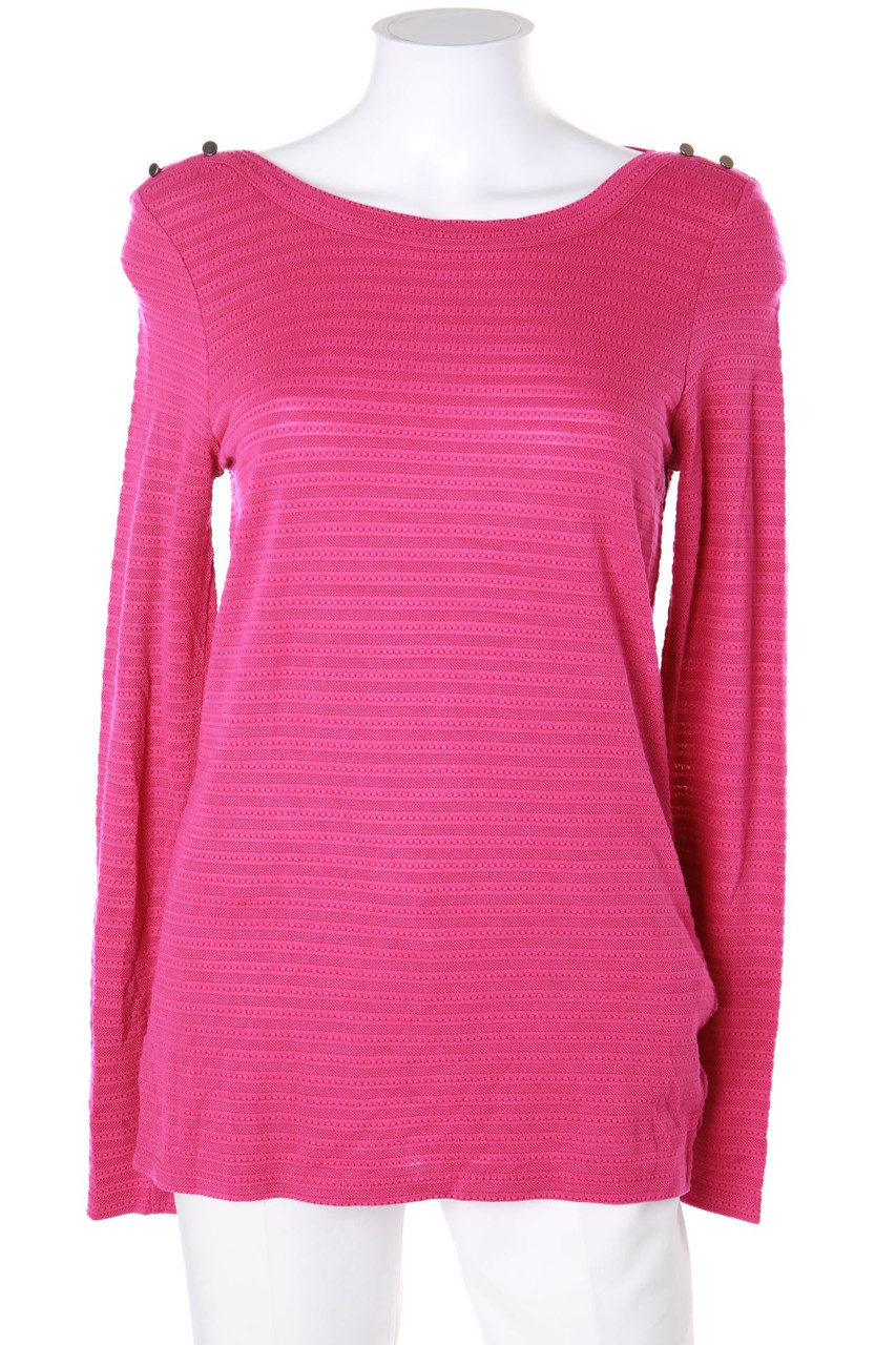 TOM TAILOR - Muster-Strick-Pullover aus Viskose-Mix - M