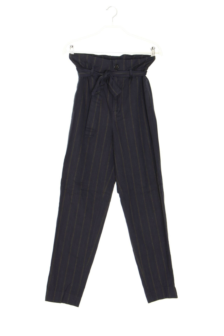 Massimo Dutti - Hose aus Baumwoll-Mix mit Gürtel - D 34