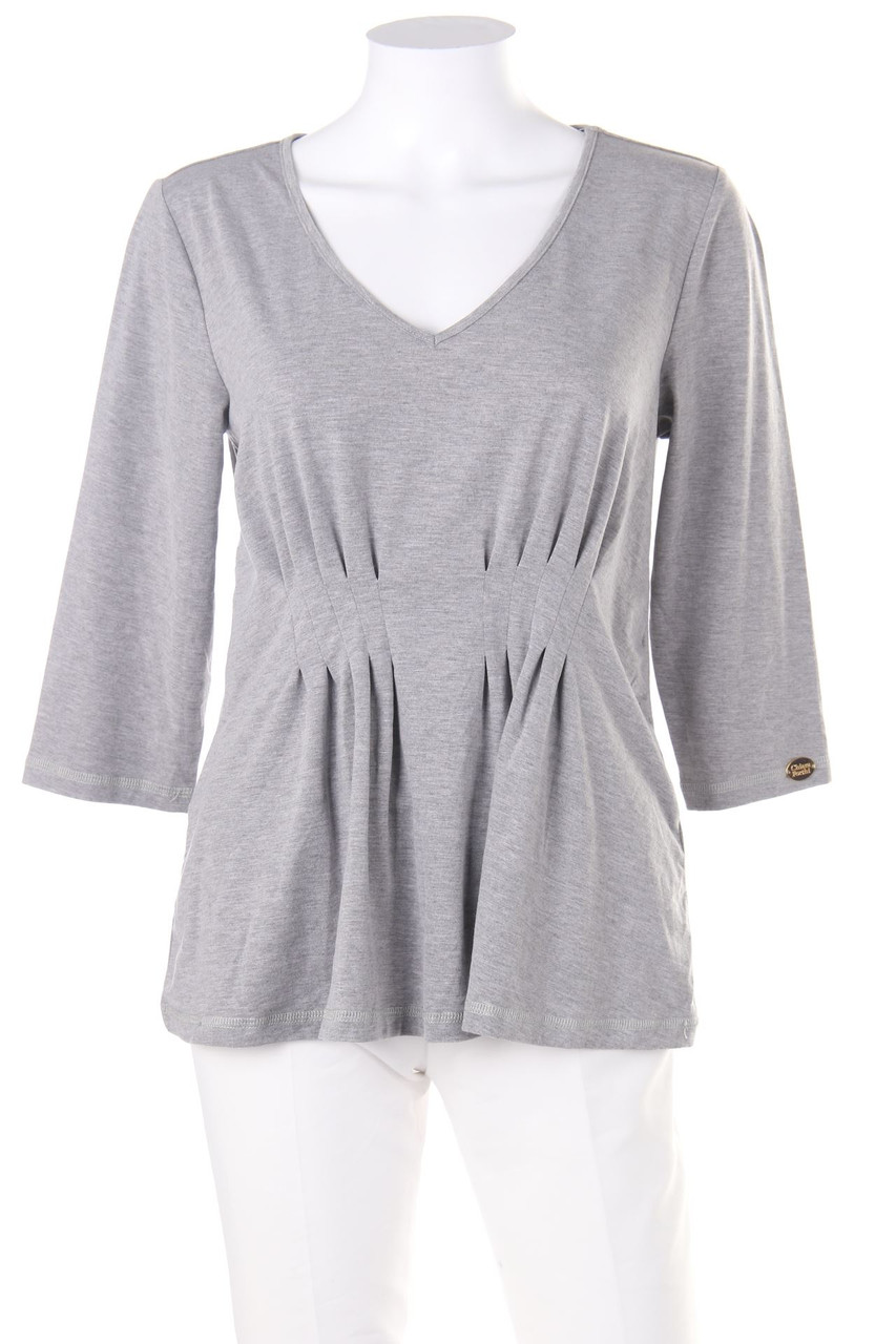 CHIARA FORTHI MILANO - 3/4-Sleeve Shirt with Draping - L