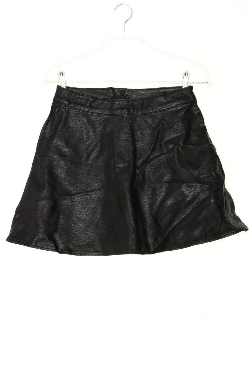 H&M DIVIDED - Faux Leather-Mini-Rock - D 34
