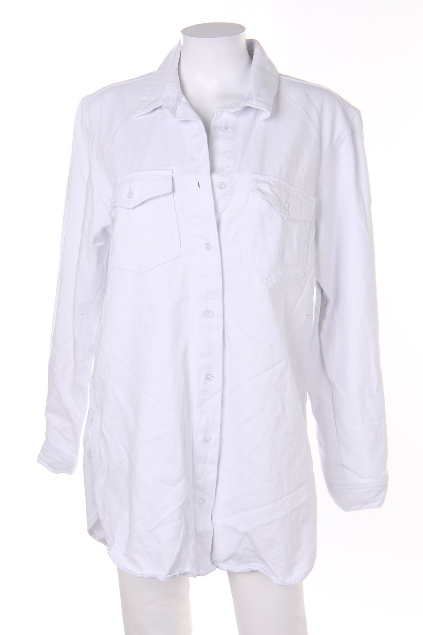 MISSGUIDED - Oversize-Denim Blouse - D 32