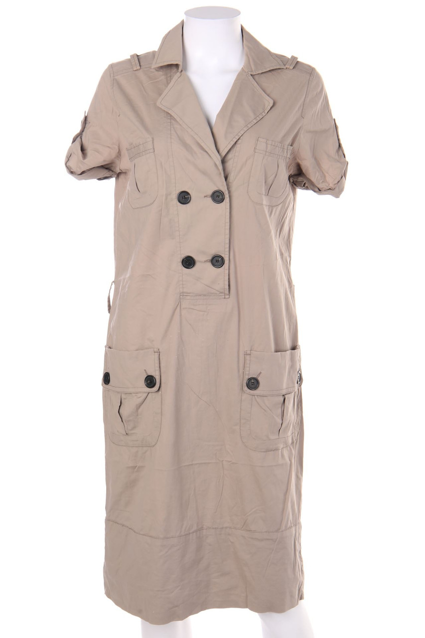 COMPTOIR DES COTONNIERS - Safari Dress with Patch Pockets - D 38