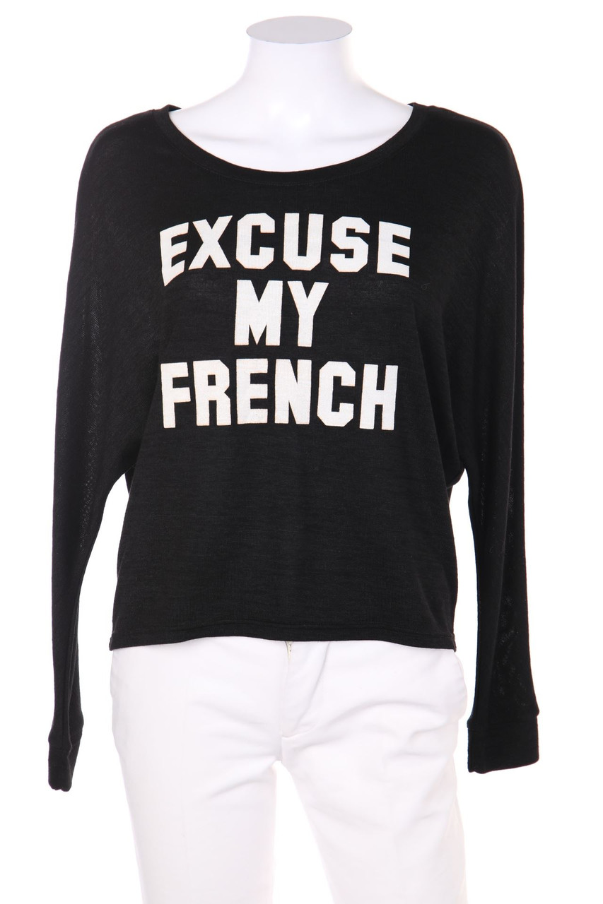 TALLY WEiJL - Pullover with Statement Print - M