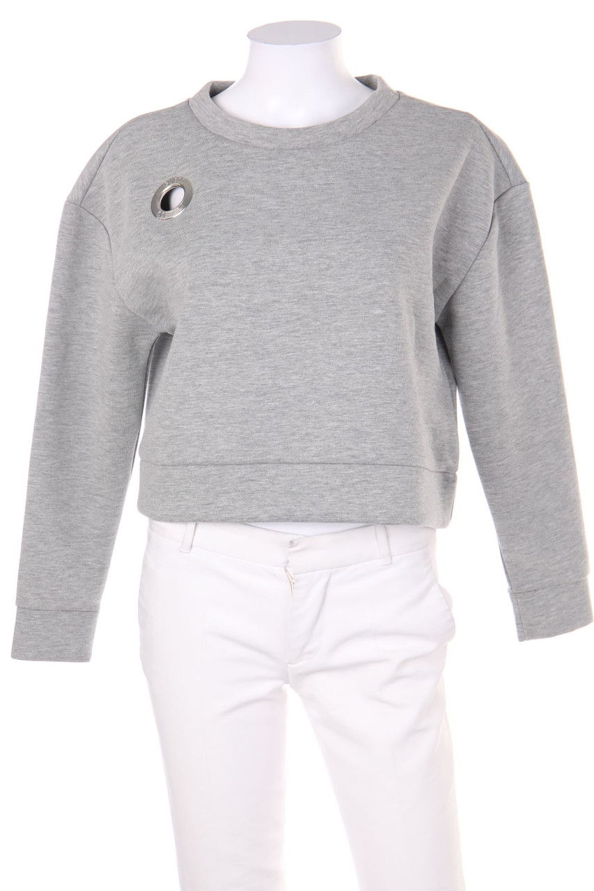 GUESS - Cropped-Oversize-Sweatshirt - XS