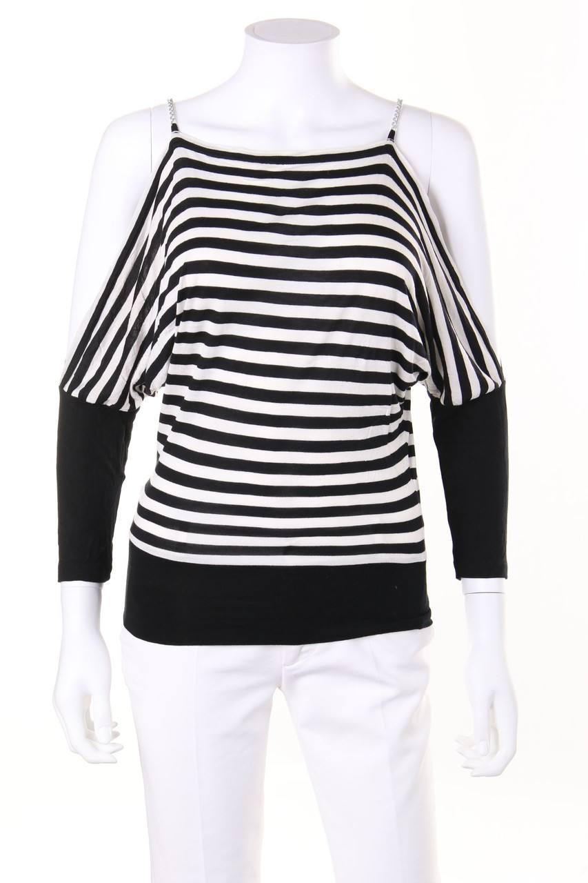 Pimkie - Shirt mit Streifen mit Cut-outs - S