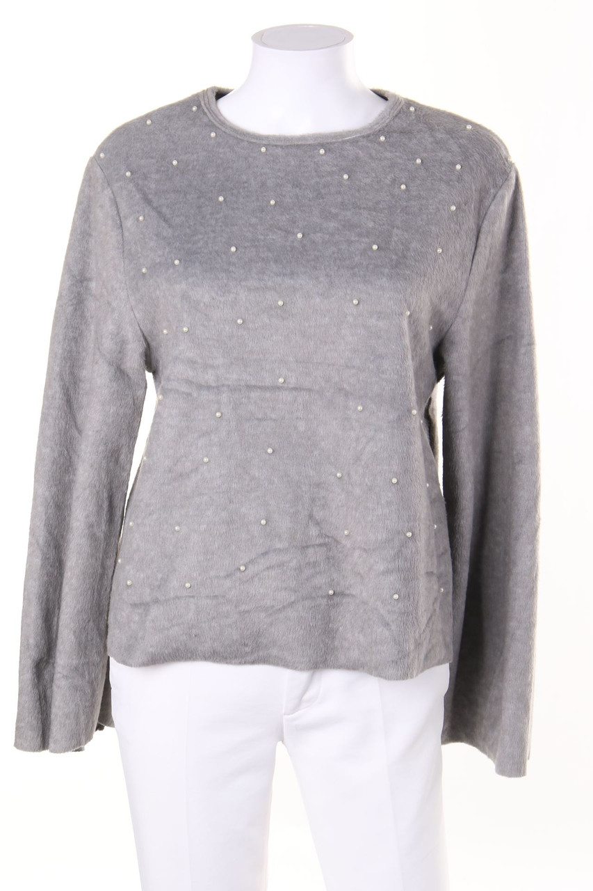 ZARA TRF - T-Shirt mit Perlen - S