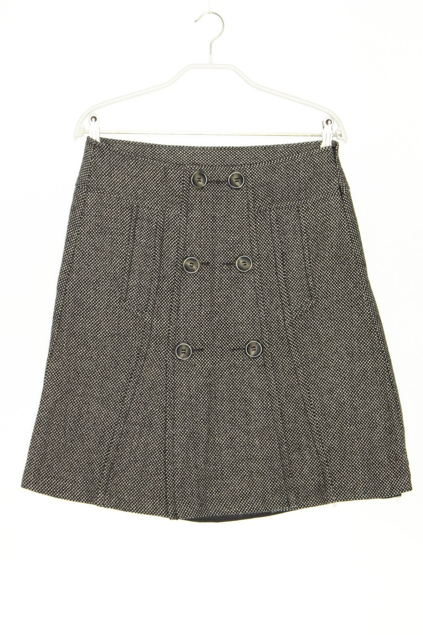 UNITED COLORS OF BENETTON - Skirt, Wool-Blend, A-Line - D 36