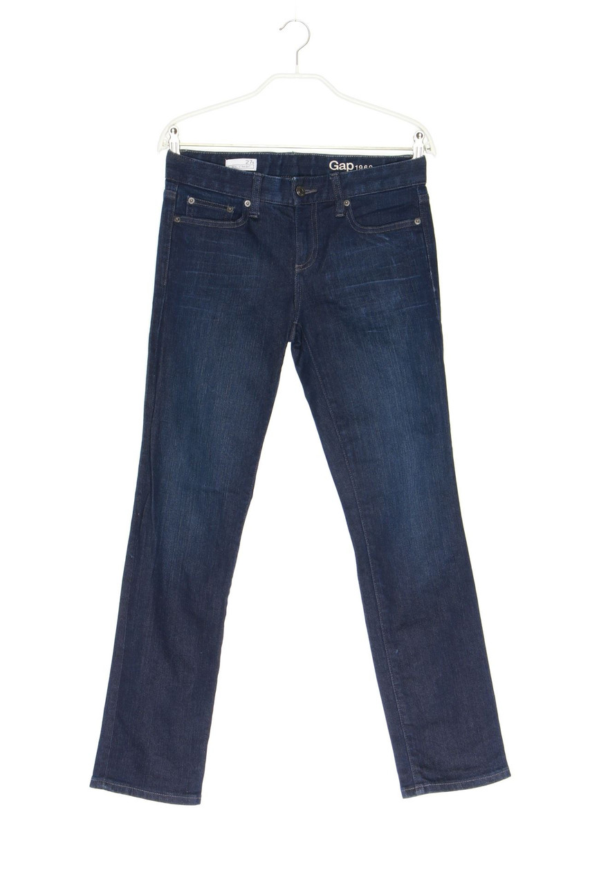 Gap 1969 - Dark Denim Straight Cut Jeans mit Stretch - W27