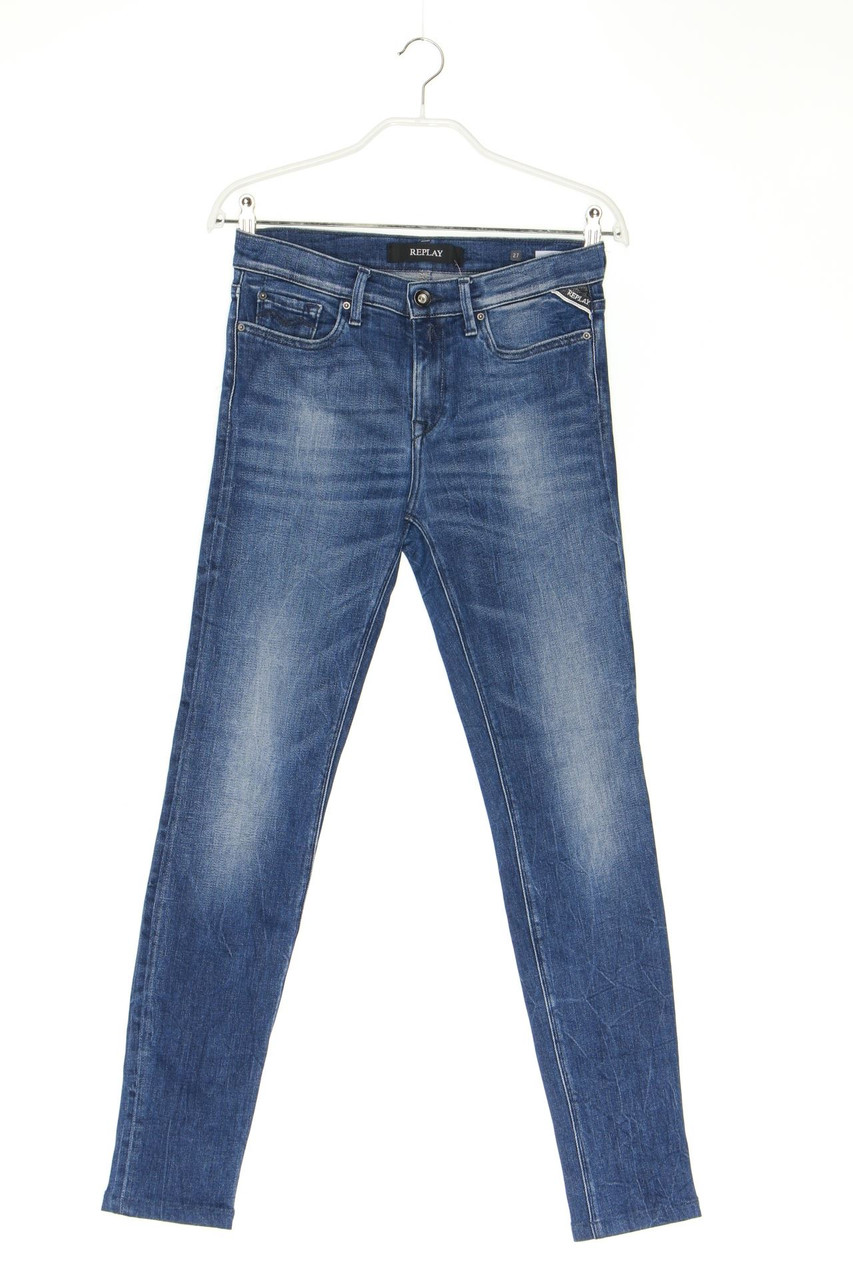 REPLAY - Used Look Skinny-Jeans mit Stretch - W27