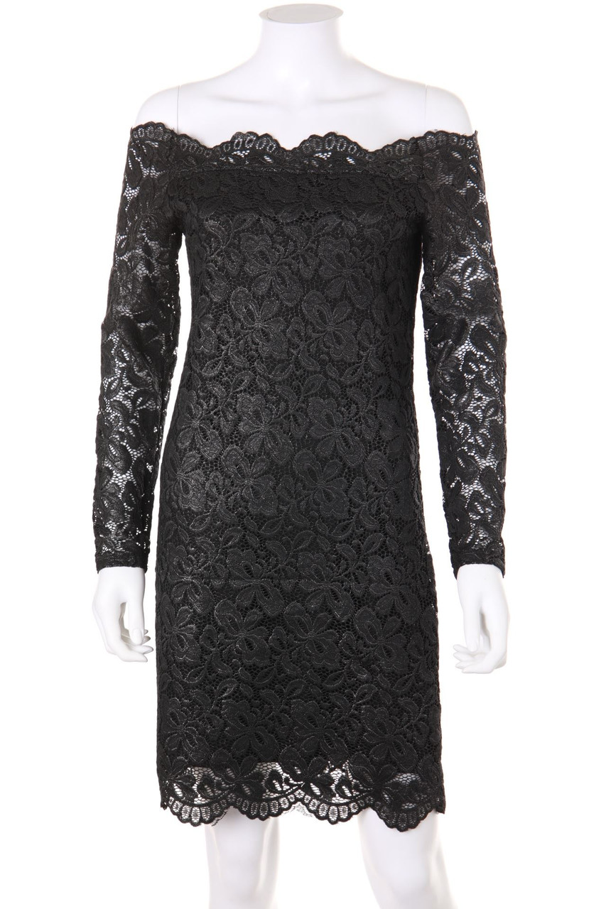 H&M DIVIDED - Kleid aus Spitze mit floralem Muster - D 38