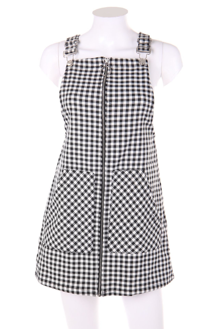 FB SISTER - Dungareesdress, Checked - XS