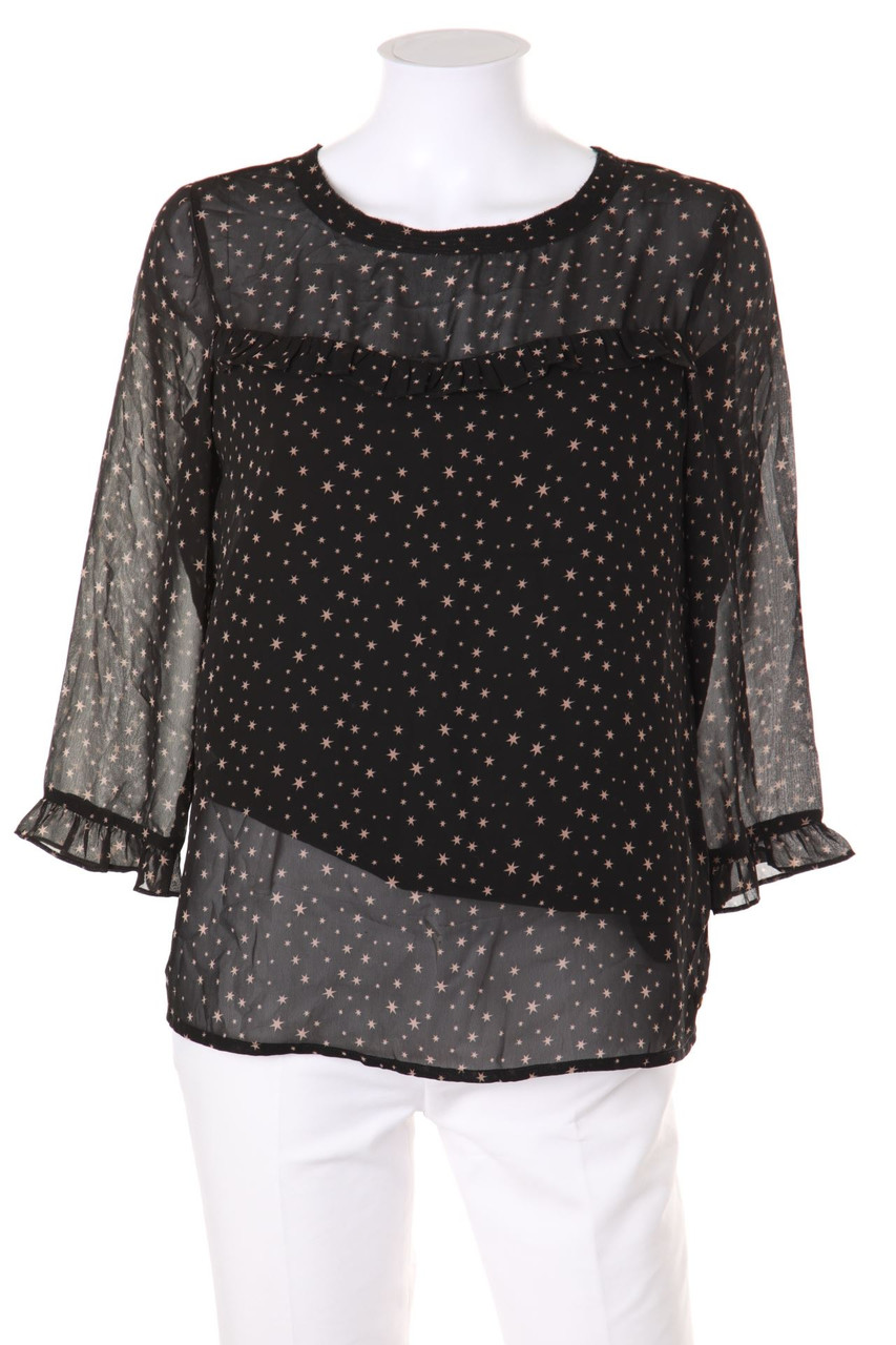 MAISON SCOTCH - Bluse mit Rüschen - D 36