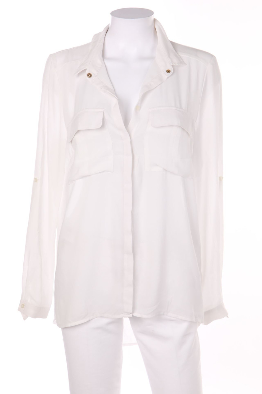 FASHION BASIC DEPT. - Blouse with Patch Pockets - M