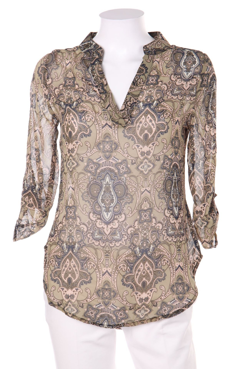 My Hailys - Bluse mit 3/4-Ärmel mit Paisley-Print - XS