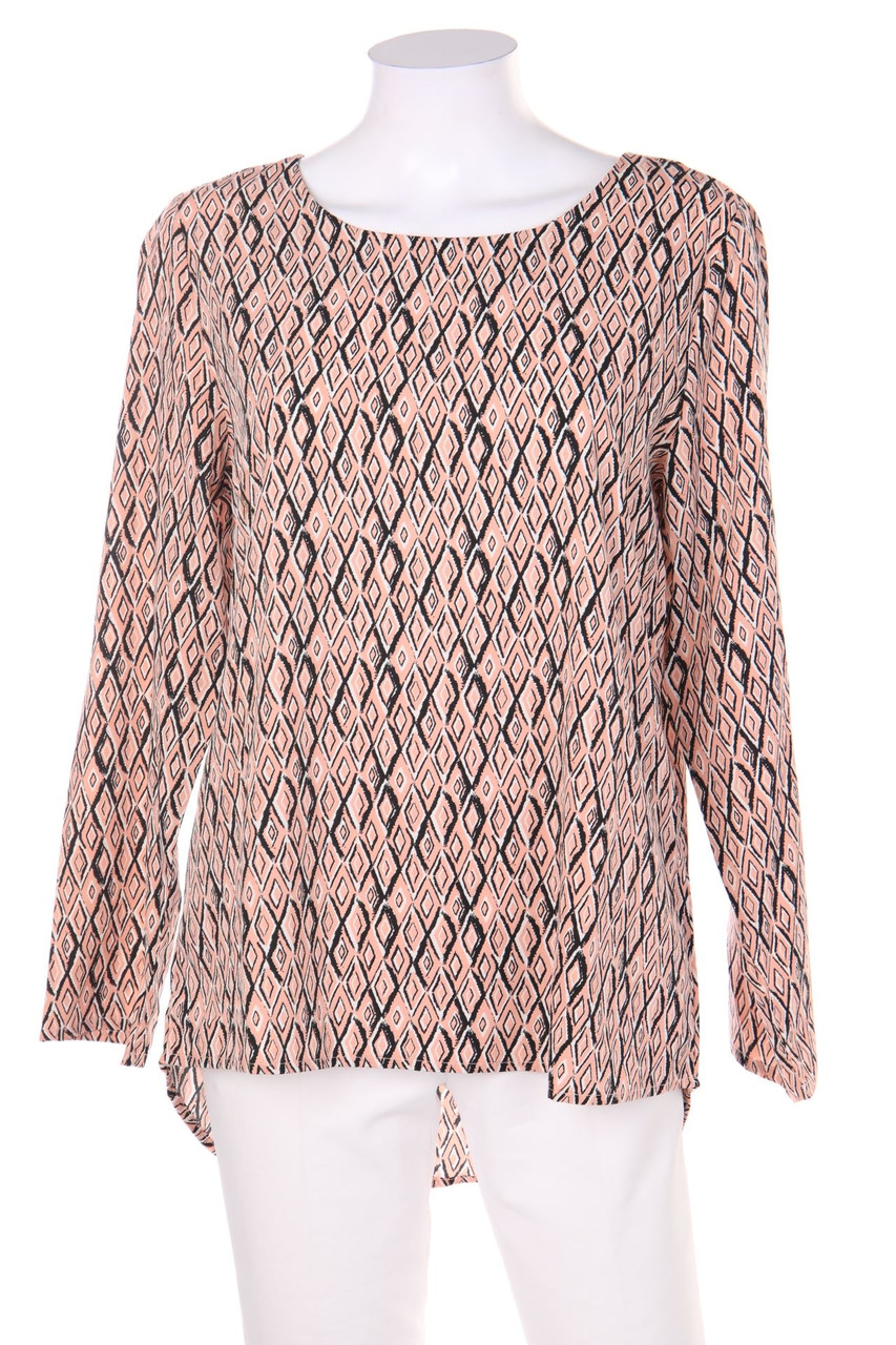 ambria - Longsleeve-Shirt mit geometrischem Muster - D 40