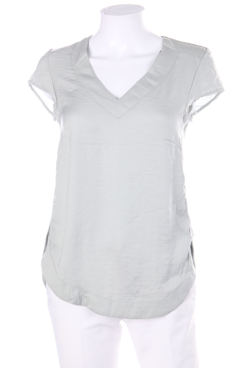 H&M - Kurzarm-Bluse aus Satin - D 34