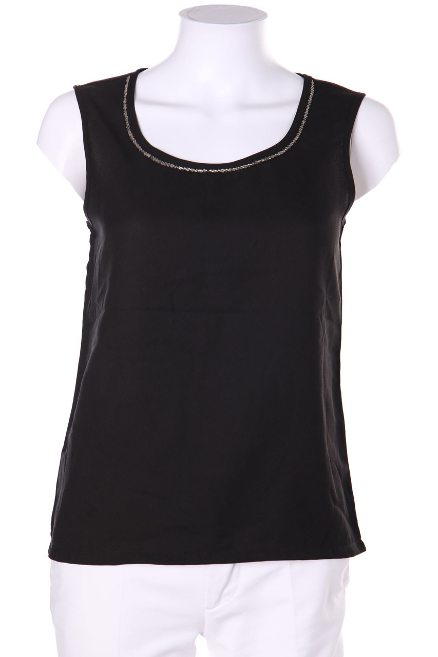 Noisy May - Blusentop aus Crêpe mit Perlen - S