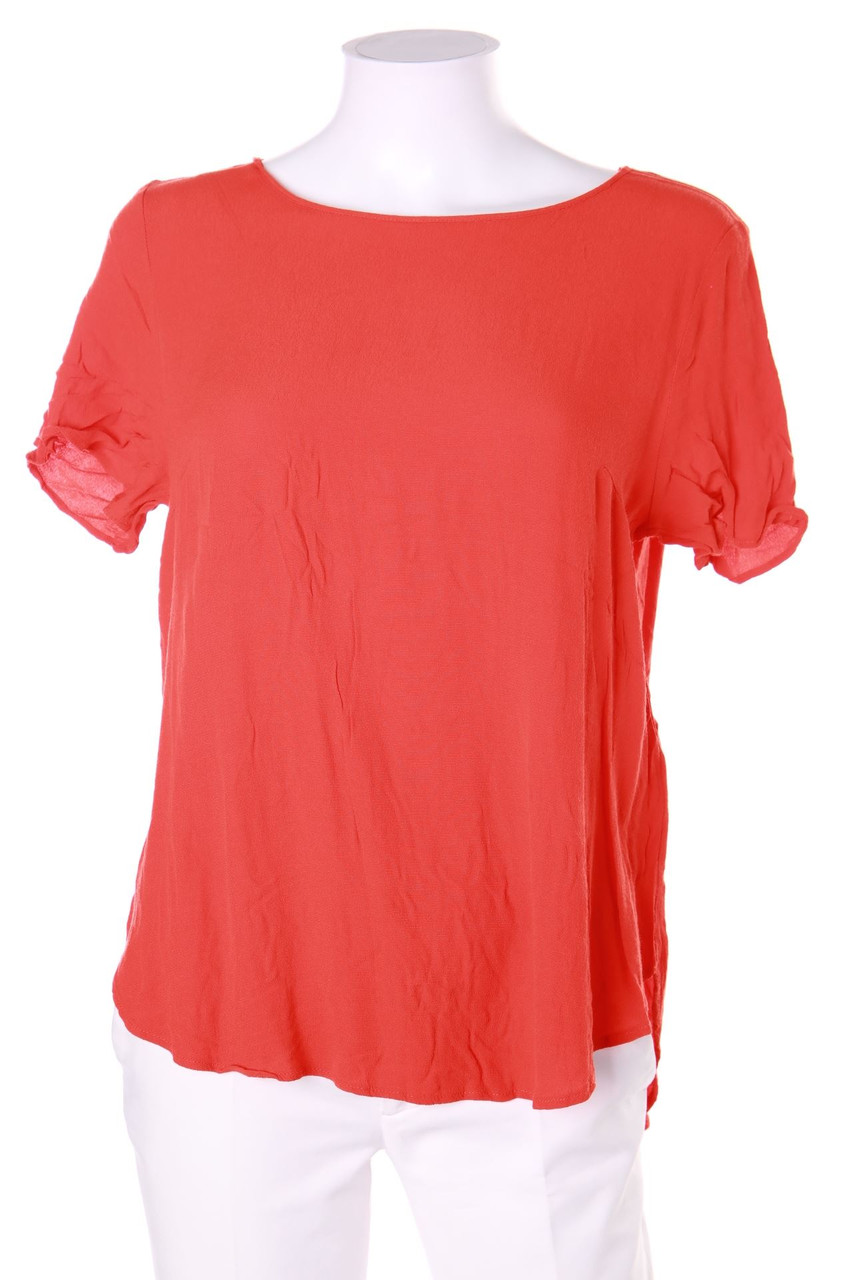 H&M - Kurzarm-Bluse aus Crêpe - M