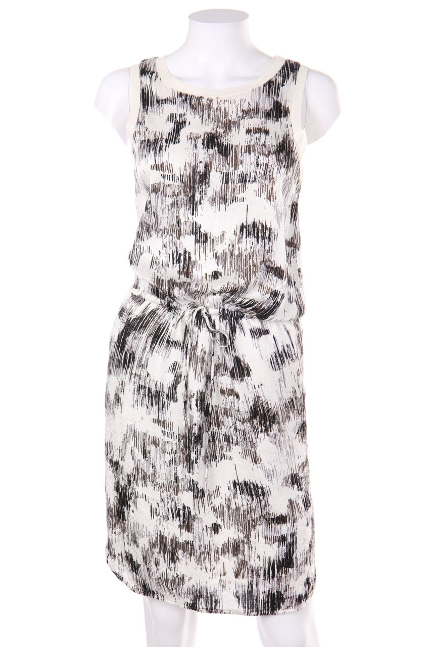 someday. - Strickkleid mit Print - D 38