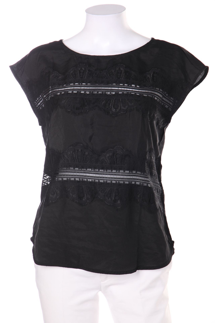 AMISU - Blouse with Lace - XS