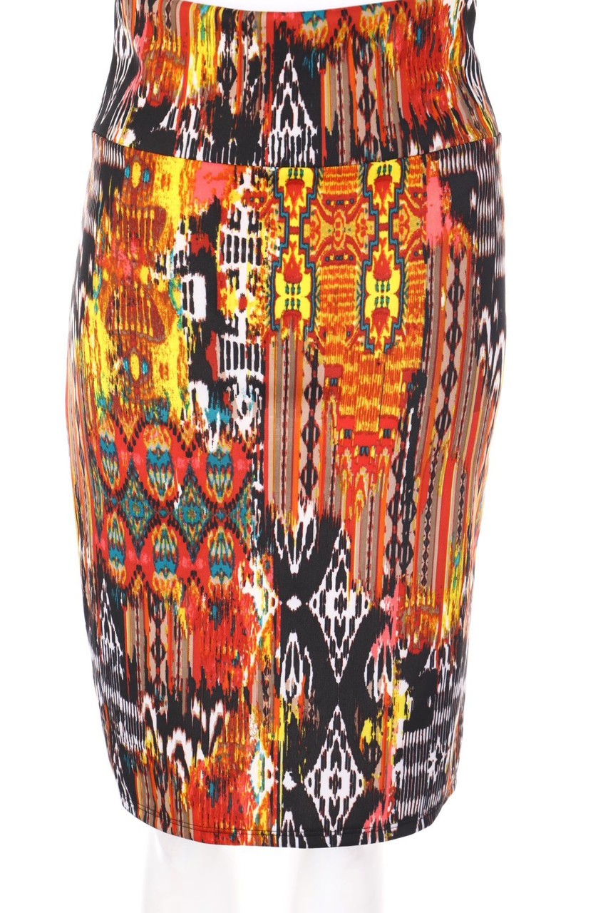 AGNES & DORA - Rock aus Jersey mit Ethno-Print - S