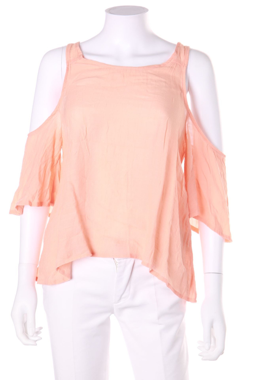 FB SISTER - Shortsleeve Blouse with Cut-outs - M