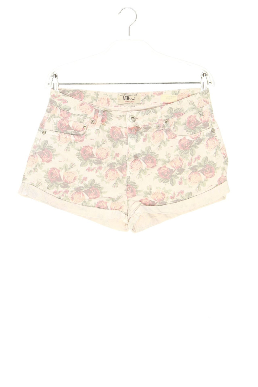 LTB - Jeans Shorts, Cotton-blend with floral print - S
