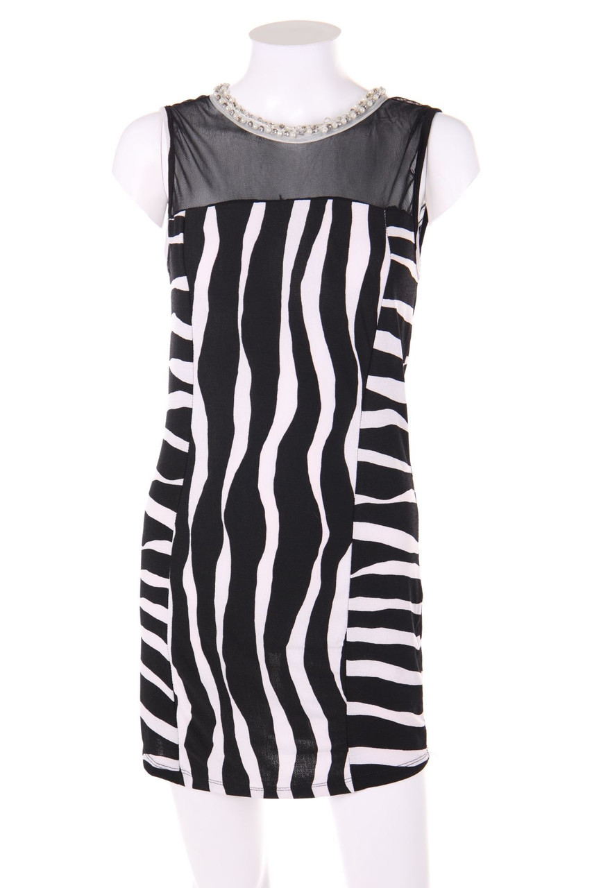 SECONDHAND - Kleid mit Animal-Print - S