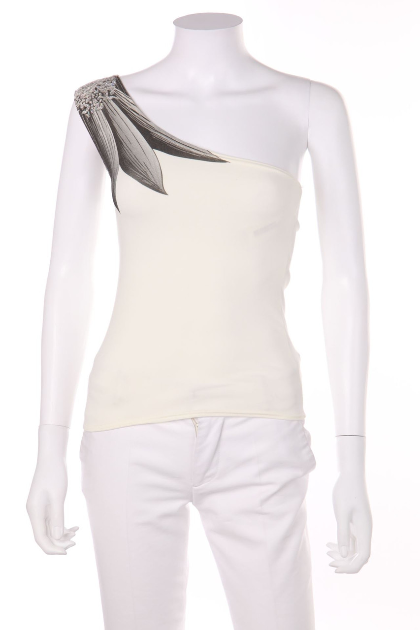 No Label - One shoulder-Top with Print - D 36