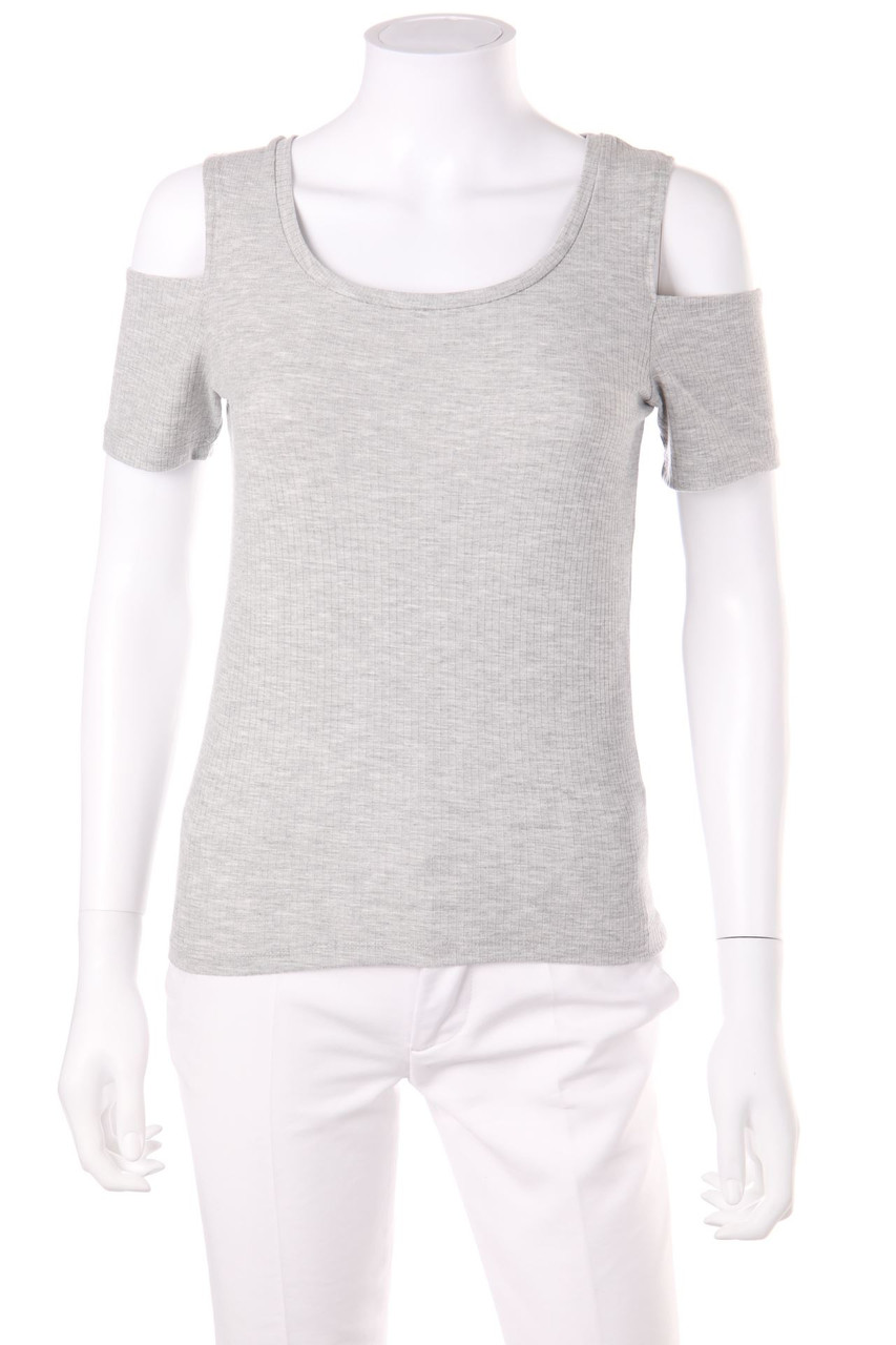 AMISU - Shirt mit Cut-outs - S