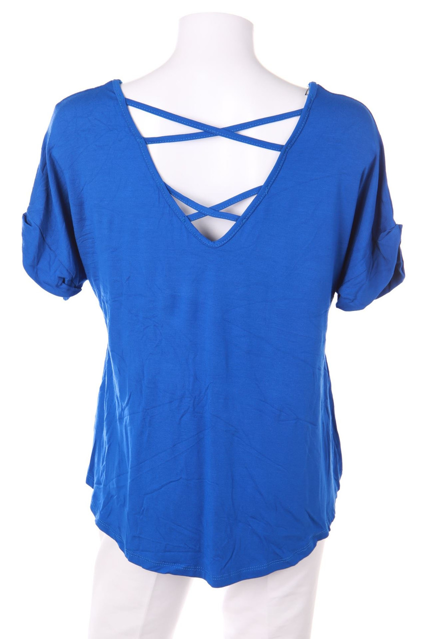 My Style - Shirt with Deep Back Cutout - L