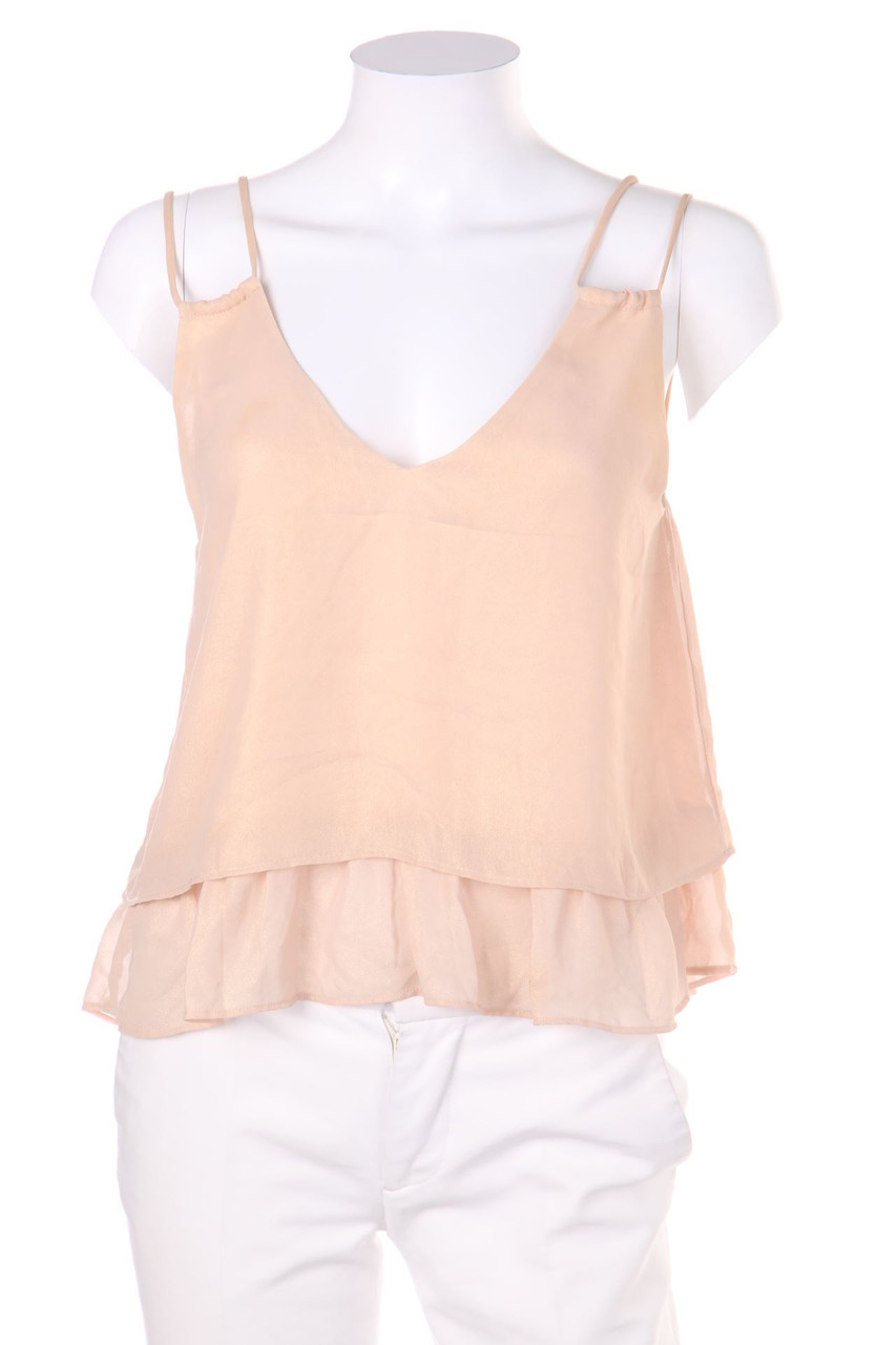 MANGO SUIT - Top im Layer Look mit Metallic-Effekt - XS