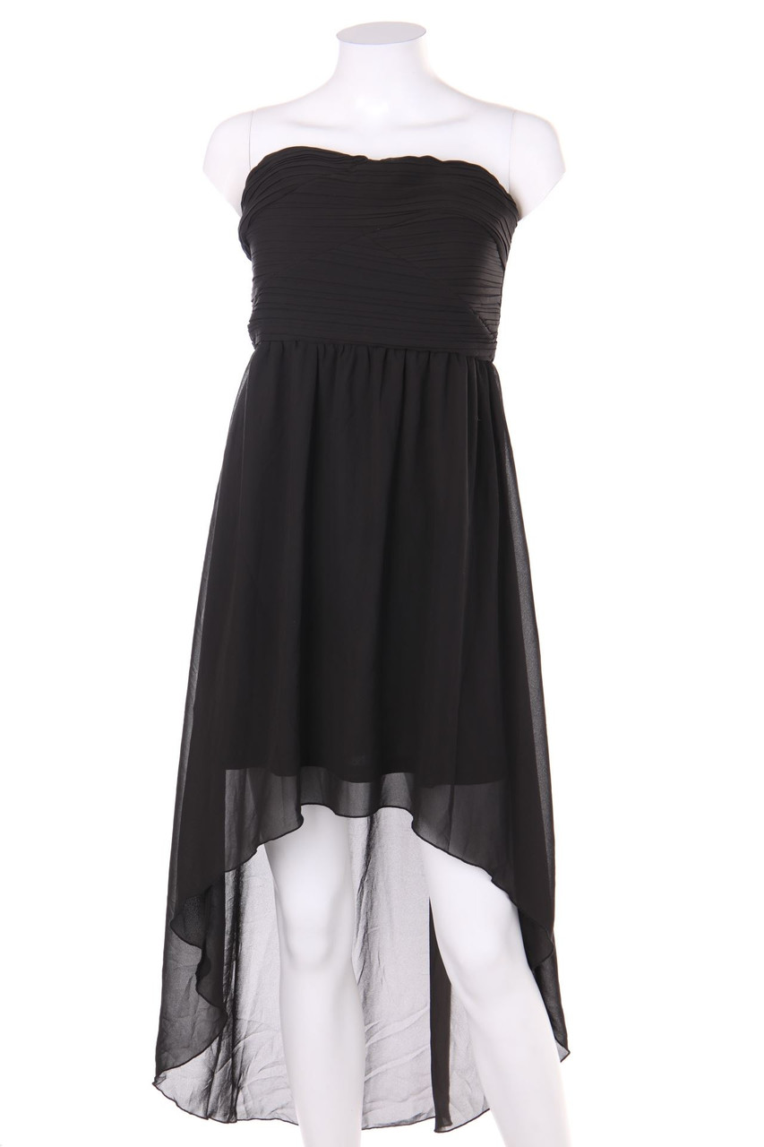 VERO MODA - Chiffon-Vokuhila-Kleid mit Drapierung - D 38