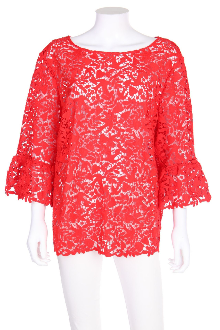 Boden - Bluse mit 3/4-Ärmel aus Spitze - D 50