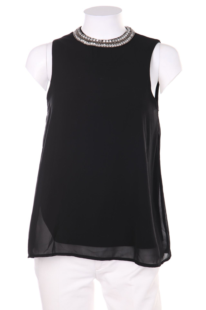 ONLY - Blusentop mit Schmuckstein-Applikation - D 36